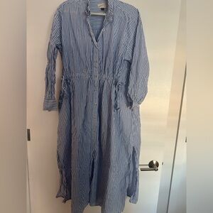 Universal thread tie front dress